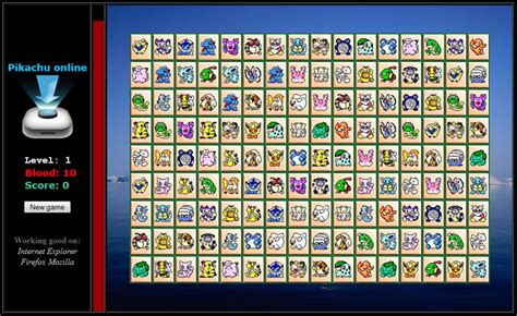 pikachu online games.